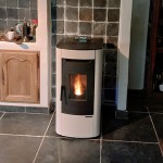 Pelletkachels: Pelletkachel Extraflame SABRY wit 7kW